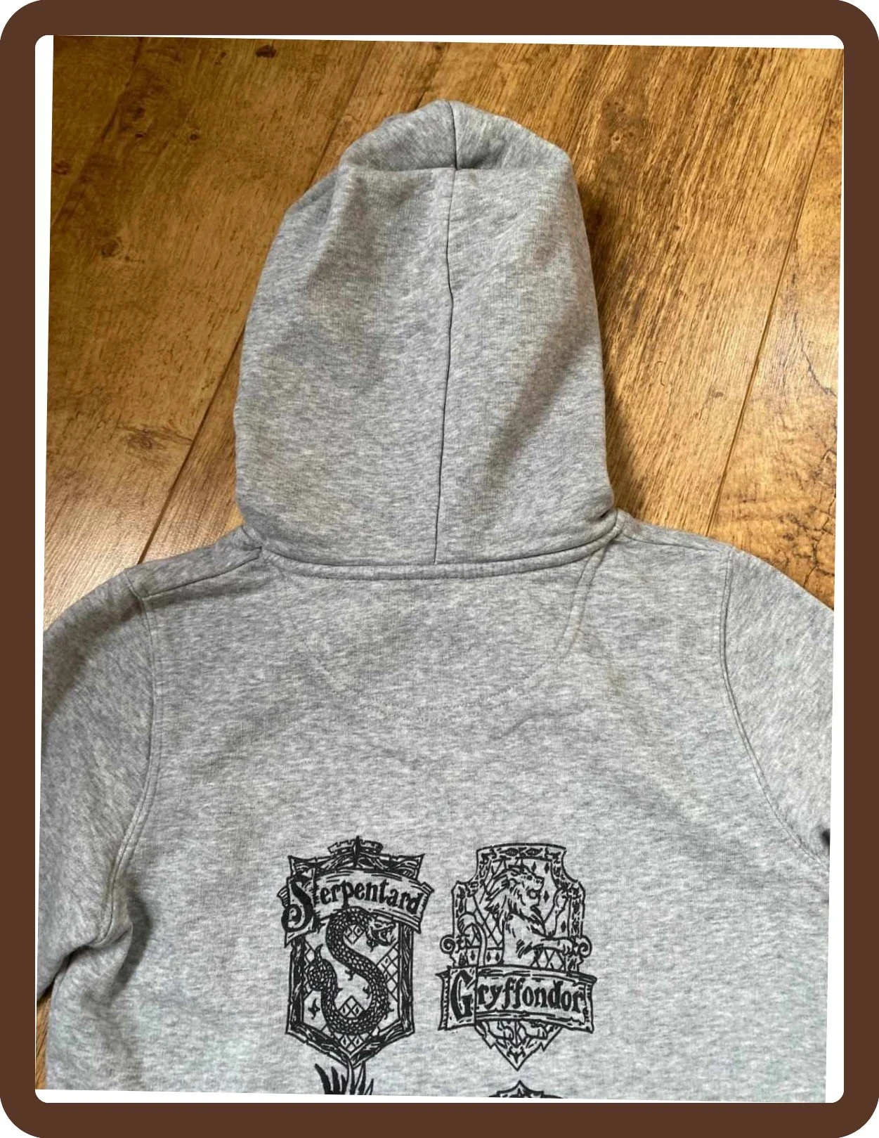 Moletom com capuz Harry Potter cinza 9/11 anos - Stanley Stella - Como novo – photo 7